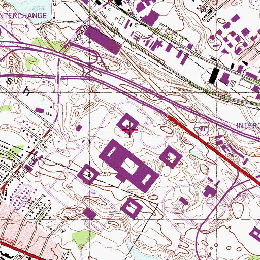 Topographic Map of Herkimer Hall, NY