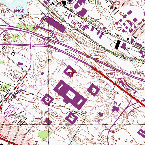 Topographic Map of Livingston Tower, NY