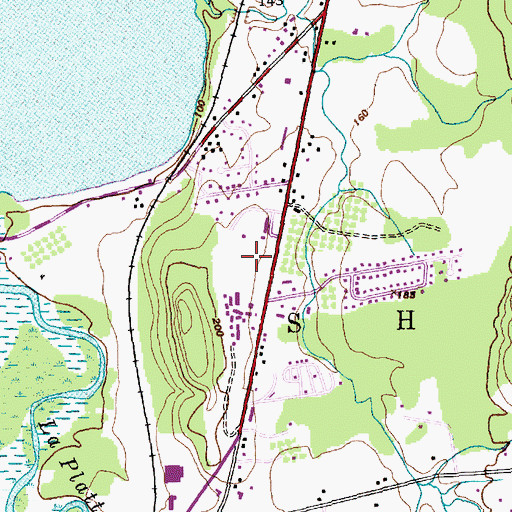 Topographic Map of The Gailer School, VT