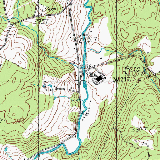 Topographic Map of Washington Northeast Supervisory Union, VT