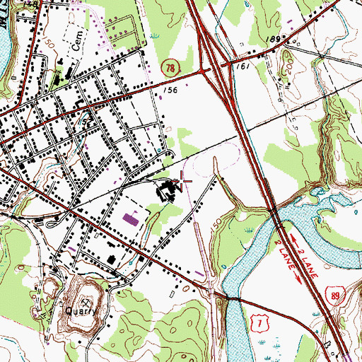 Topographic Map of Franklin Northwest Supervisory Union, VT