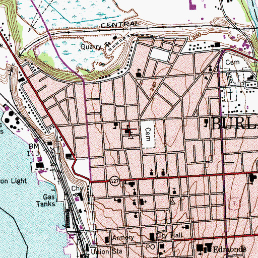 Topographic Map of Schoolhouse Incorporated, VT