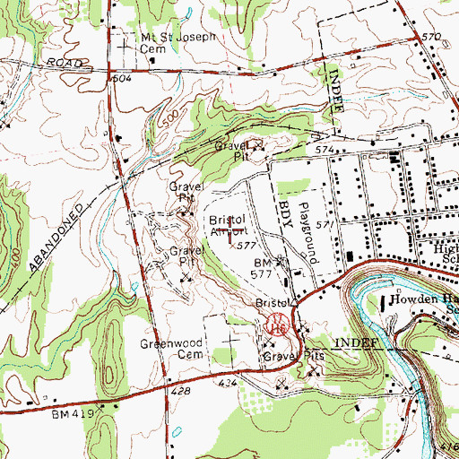 Topographic Map of Addison Northeast Supervisory Union, VT