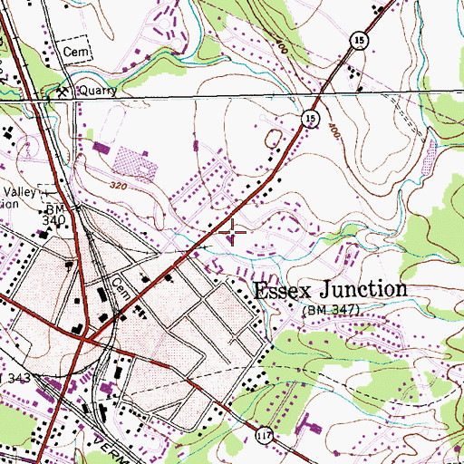 Topographic Map of North Country Christian Academy, VT