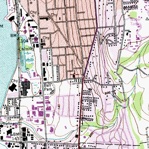 Topographic Map of Christ The King School, VT