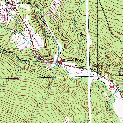 Topographic Map of North American Hockey Academy, VT