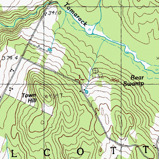 Topographic Map of Center for Northern Studies, VT