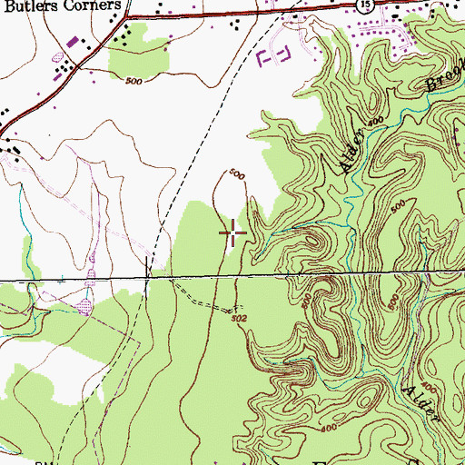 Topographic Map of New England Culinary Institute - Essex Campus, VT