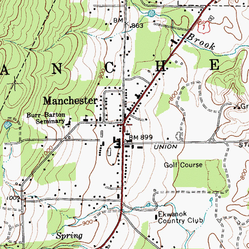 Topographic Map of Northside Christian Academy, VT