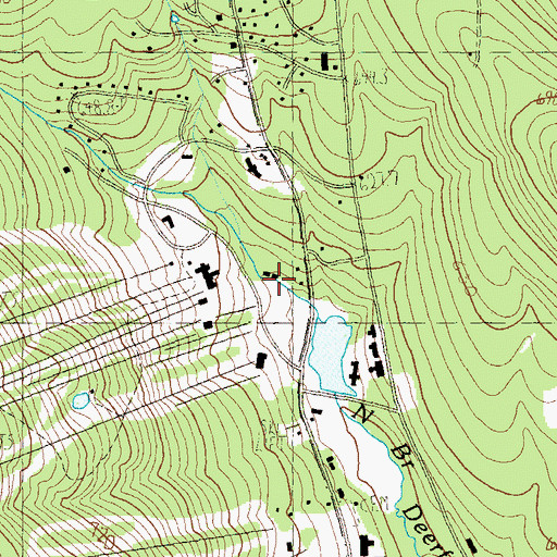 Topographic Map of Mount Snow Academy, VT