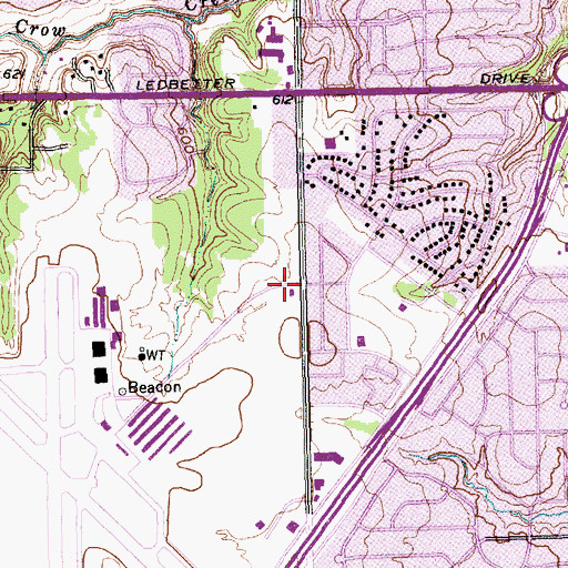 Topographic Map of Dallas Fire - Rescue Station 49, TX