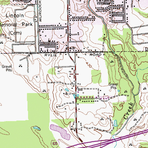 Topographic Map of Chosen Generation Church, TX