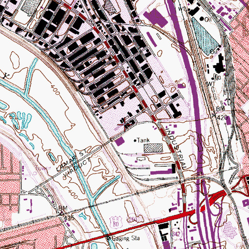 Topographic Map of Christian Congregation Church, TX