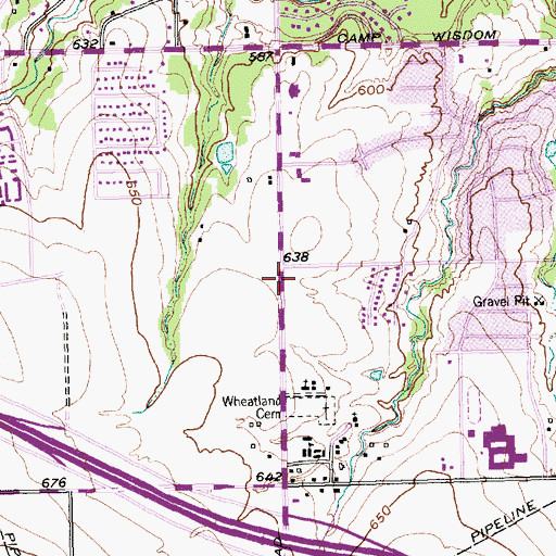 Topographic Map of Christian Tabernacle, TX