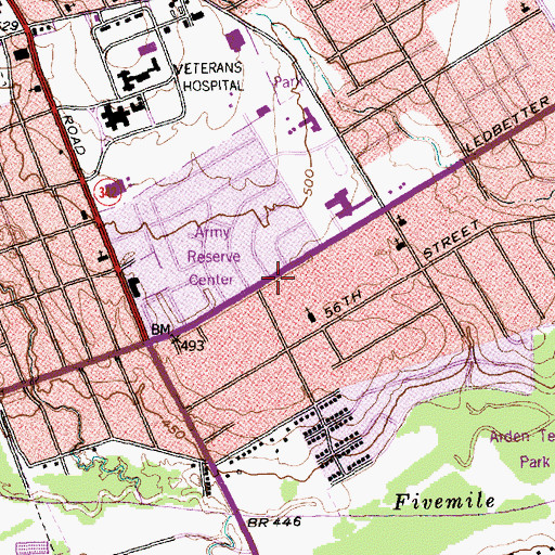 Topographic Map of Grace and Mercy Holy Temple Baptist Church, TX
