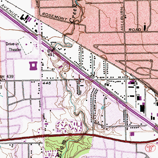 Topographic Map of Believers Missionary Baptist Church, TX