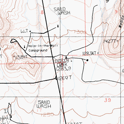 Topographic Map of Gold Valley, CA