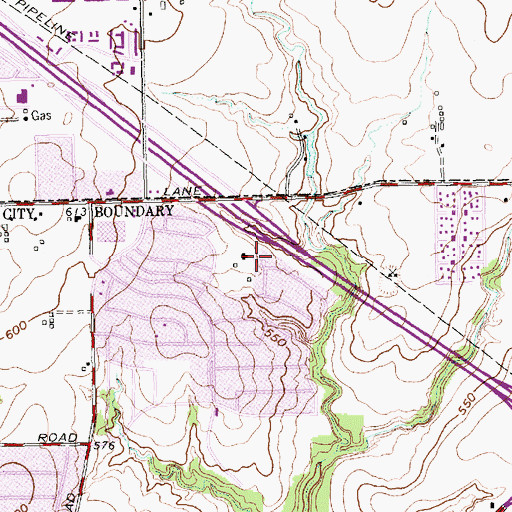Topographic Map of Castillo Del Rey, TX