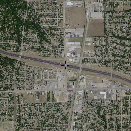 Aerial/Satellite Image of Interchange 462A, TX