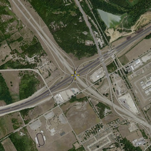 Aerial/Satellite Image of Interchange 473B, TX