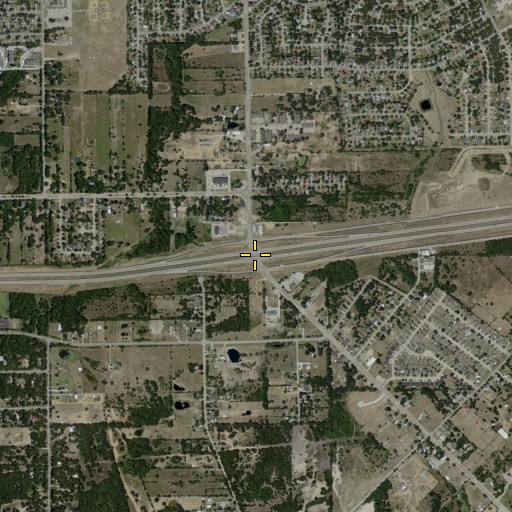 Aerial/Satellite Image of Interchange 481, TX