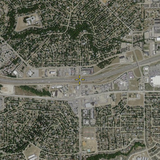 Aerial/Satellite Image of Interchange 51, TX