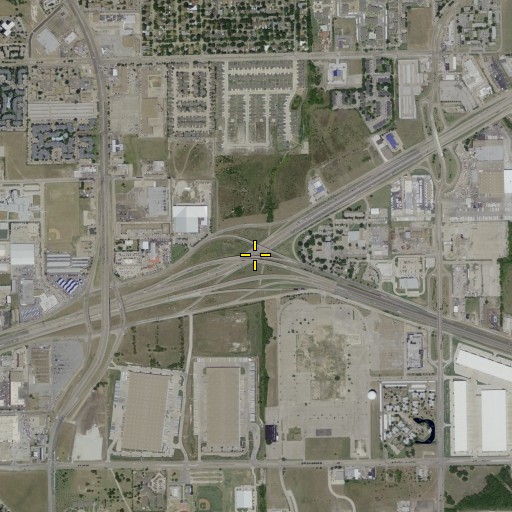 Aerial/Satellite Image of Interchange 52C, TX