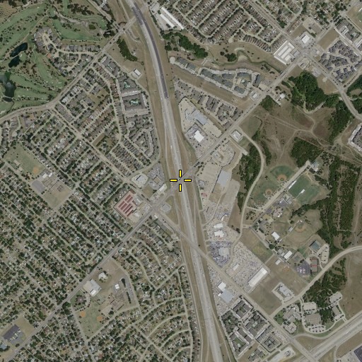 Aerial/Satellite Image of Interchange 9A, TX