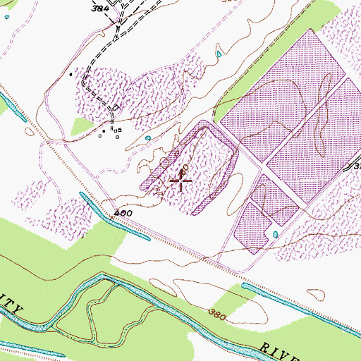 Topographic Map of Cityof Dallas Southside Wastewater Treatment Plant, TX