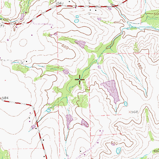 Topographic Map of Seis Lagos Wastewater Treatment Plant, TX