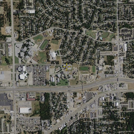 Aerial/Satellite Image of Euless Post Office, TX