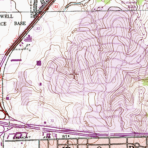 Topographic Map of Iglesia Evangelica Israel, TX