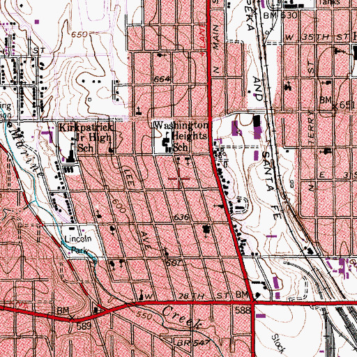 Topographic Map of Mount Nebo Missionary Baptist Church, TX