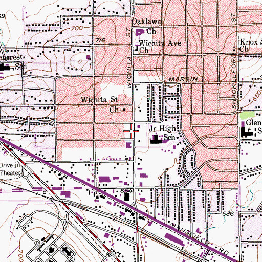 Topographic Map of New Rising Star Missionary Church, TX