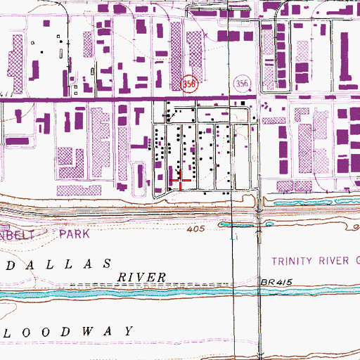 Topographic Map of Romans 12:12 Church, TX