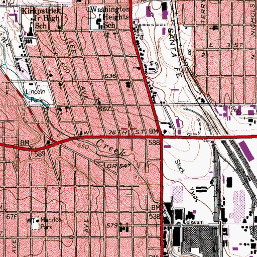 Topographic Map of Shiloh Baptist Church Fellowship, TX