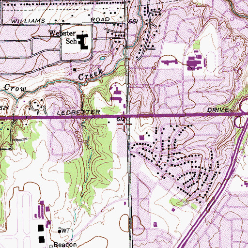 Topographic Map of Tenth Episcopal District American Church, TX