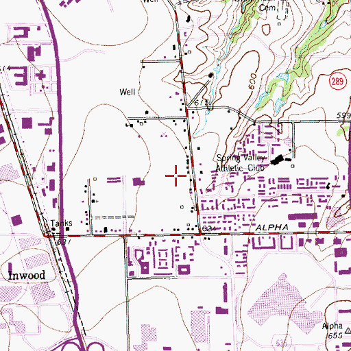 Topographic Map of The Church of Jesus Christ of Latter Day Saints, TX