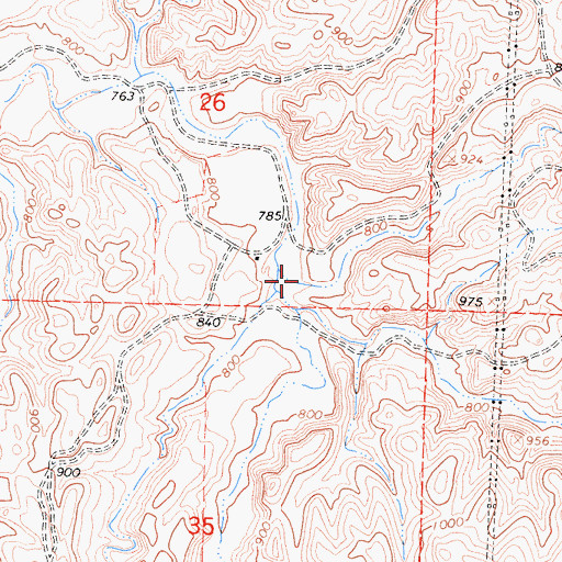 Topographic Map of Gordon Gulch, CA