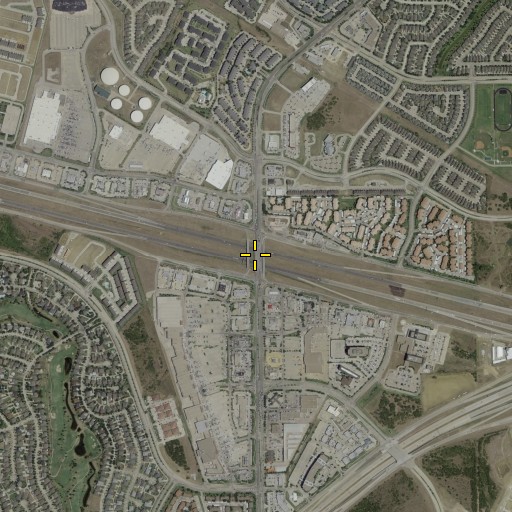 Aerial/Satellite Image of Interchange 31B, TX