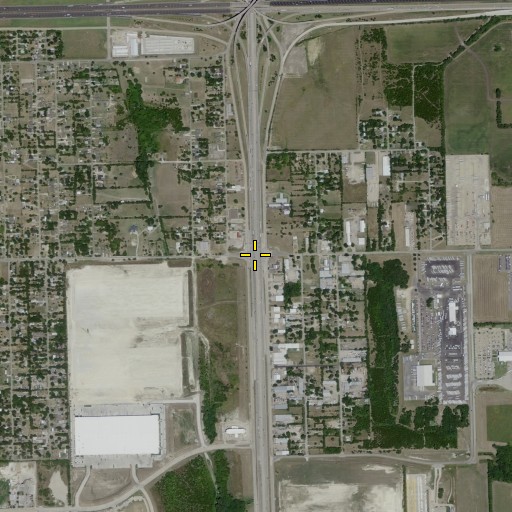 Aerial/Satellite Image of Interchange 417, TX