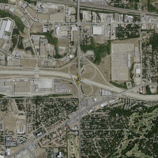 Aerial/Satellite Image of Interchange 42, TX
