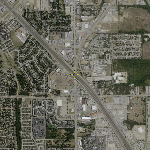 Aerial/Satellite Image of Interchange 450, TX