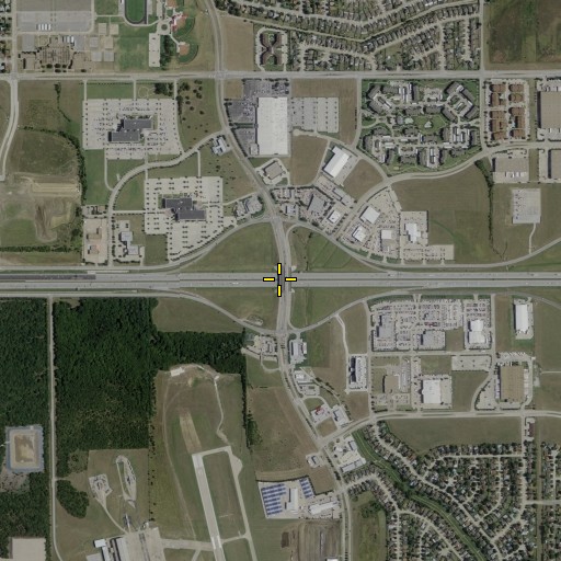 Aerial/Satellite Image of Interchange 451, TX