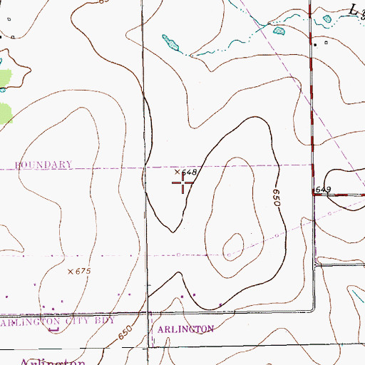 Topographic Map of Kenneth Davis Elementary School, TX