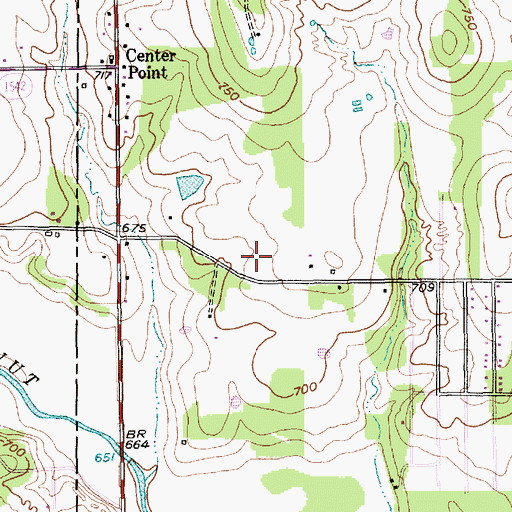 Topographic Map of Santo J Forte Junior High School, TX