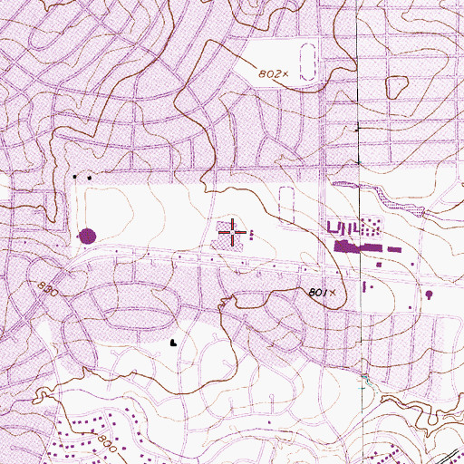 Topographic Map of Tier 1 Southwest Dallas Area Excellerated Program High School, TX