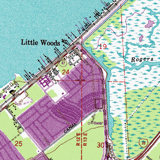 Topographic Map of Bundles of Joy Preschool and Nursery, LA