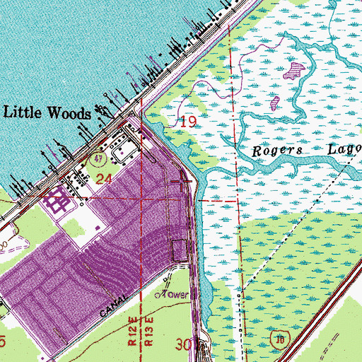 Topographic Map of Curran Home, LA