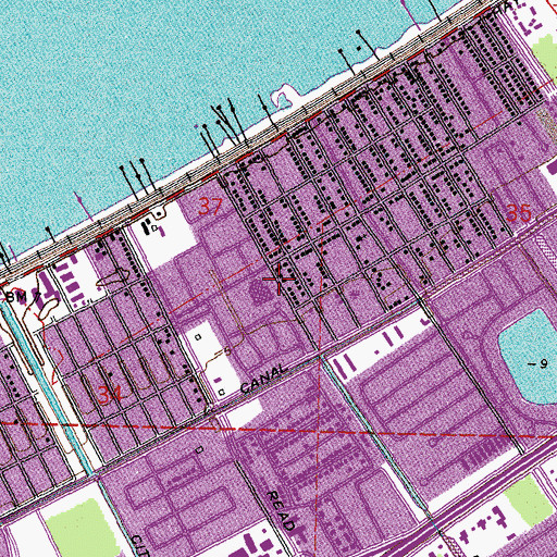 Topographic Map of Gildas Preschool Academy, LA